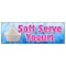 Signmission SOFT SERVE YOGURT BANNER SIGN healthy homemade topping delicious frozen B-72 Soft Serve Yogurt - alternate 1